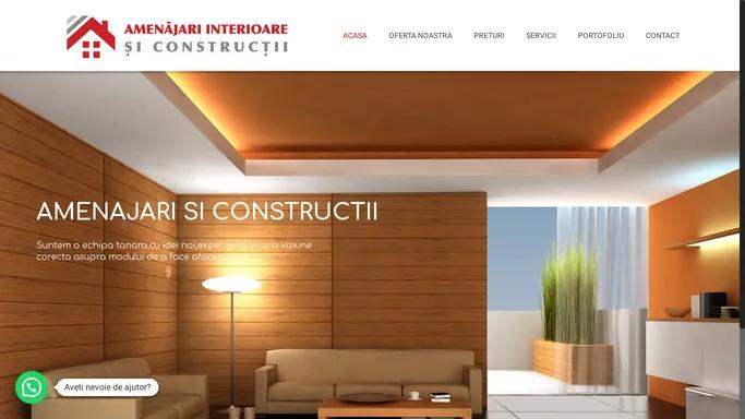 Amenajari si Constructii – Amenajari si Constructii
