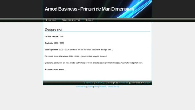 Autocolante, printuri, afise, bannere, banner roll up - Amod Business