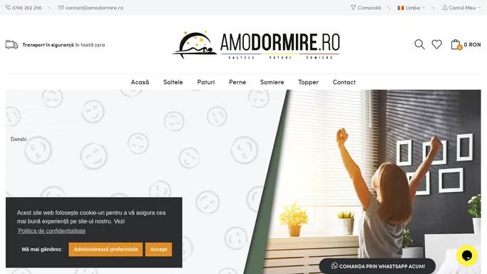 Amodormire - Saltele | Paturi | Somiere