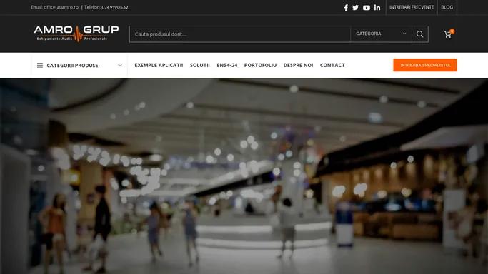 Echipamente audio profesionale | Amro Electronic Grup
