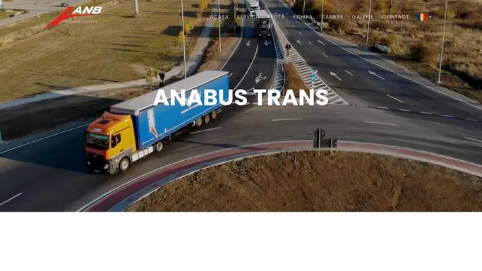 Transport intern si international de marfa | Anabustrans