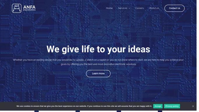 Home - Anfaengineering | We deliver your electronic solutions