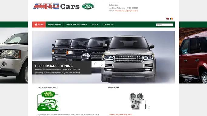 AngloCars - Piese Auto Land Rover si Service