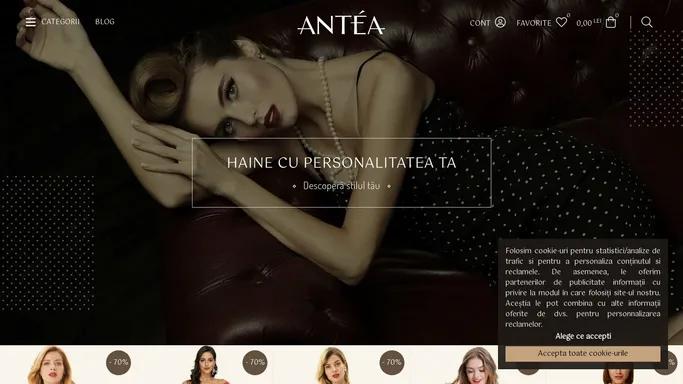 Antea | Haine Retro Elegante pentru Femei