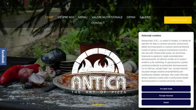 Antica Pizza - Comanda si achita online - Antica Pizza