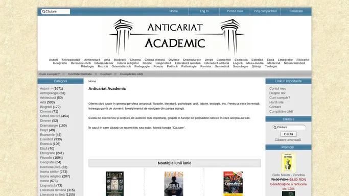 Anticariat Academic, Carti din domeniile stiintelor socio-umane