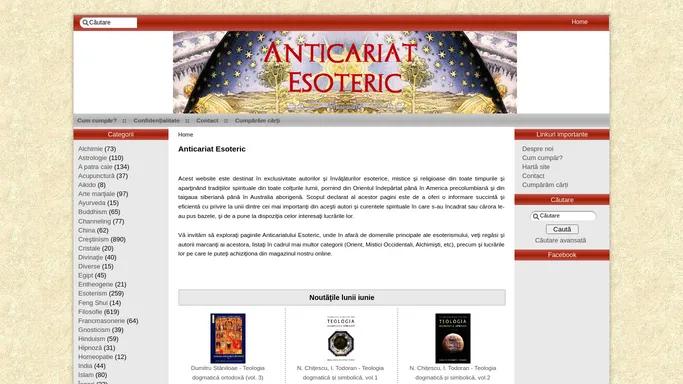 Anticariat Esoteric, Carti din toate domeniile esoterismului