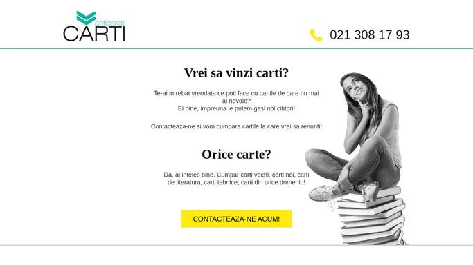 AnticariatCarti.ro - Site-ul care iti cumpara cartile