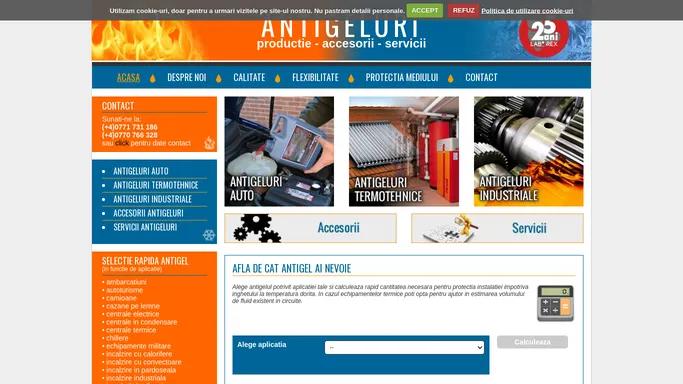 Antigeluri – auto, termotehnice, industrial - antigeluri.ro