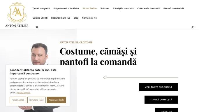 Anton atelier croitorie » Camasi si costume la comanda