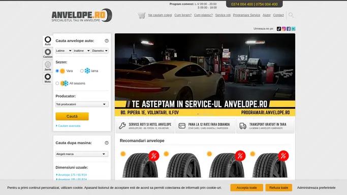 Anvelope auto de la Anvelope.ro: Cauciucuri vara si iarna