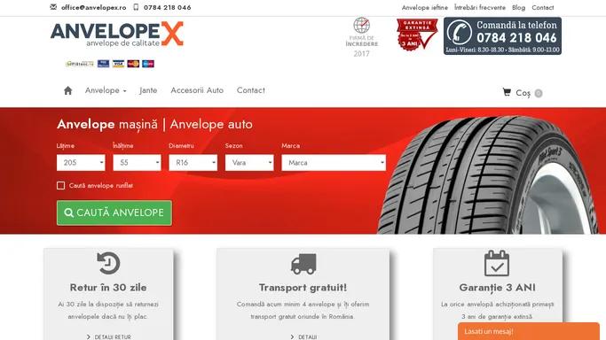 ANVELOPE - magazin anvelope ieftine si oferte cauciucuri auto 🥇 comanda online