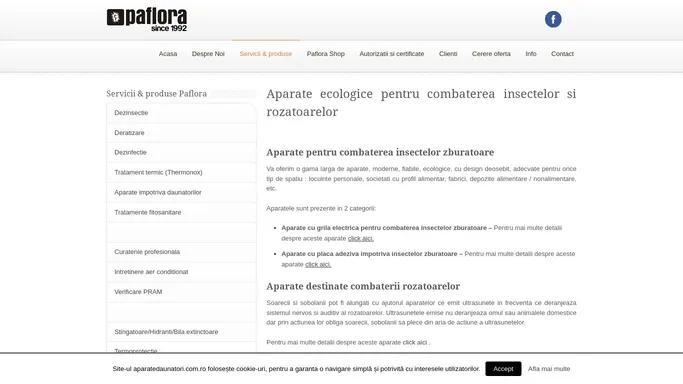 Produse DDD - Paflora | Aparate ecologice pentru combaterea insectelor si rozatoarelor