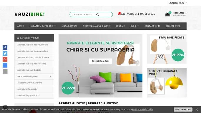Aparate auditive performante | Magazin online de incredere | Aparatul-Auditiv.RO
