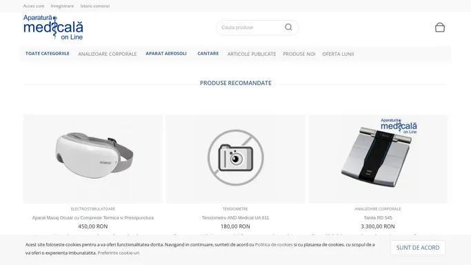 Aparatura Medicala on Line - Sanatatea care se masoara!