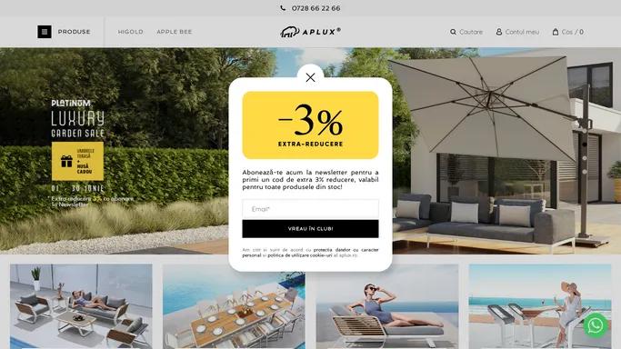 Mobilier gradina si mobilier terasa - aplux.ro
