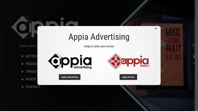 Appia Advertising – Calea dumneavoastra spre succes