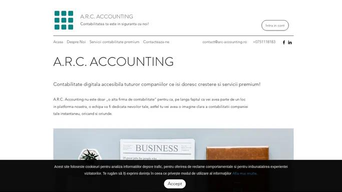 A.R.C. Accounting - Contabilitate digitala accesibila oricui, oriunde!