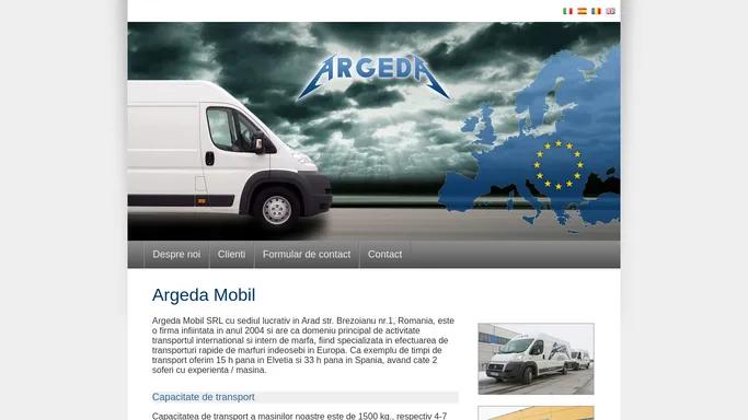 Transporturi de marfuri in Europa « Argeda Mobil SRL