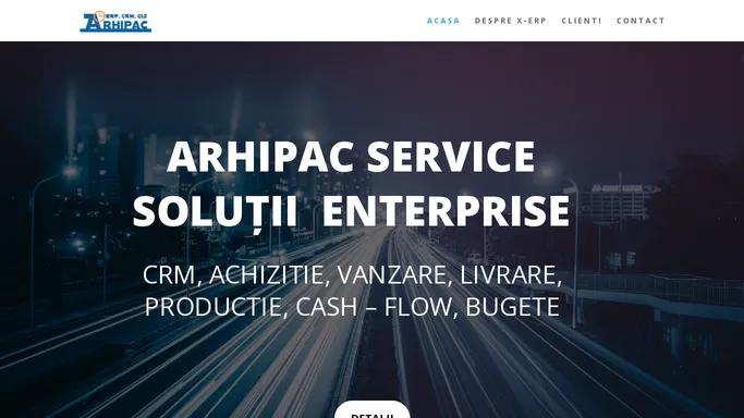 arhipac.ro | ERP, CRM, GIS, SOFTWARE | Arhipac, Solutii Enterprise, ERP, CRM, GIS, SOFTWARE