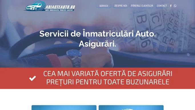 Inmatriculari auto - Asigurari - Ariacteauto Alba Iulia | Inmatriculeaza acum