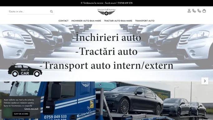 Arician Full Service- Transport auto si Inchirieri auto Baia Mare