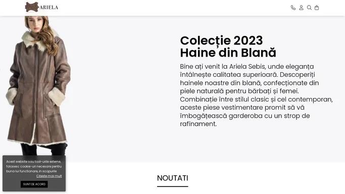 Haine din Piele si Blana Naturala - Ariela Sebis