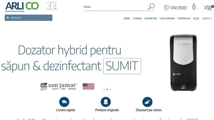 Furnizor de articole pentru curatenie profesionale B2B - Arli.ro