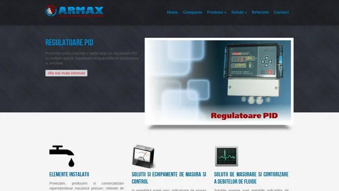 Armax - Automatizari industriale | Instalatii : Armax