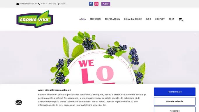Aronia Viva - Suc 100% natural din aronia
