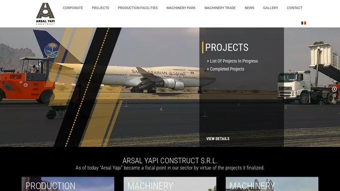 Arsal Yapı – Offical Web Page