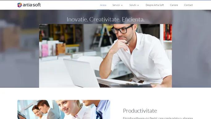 Artia Soft - Dezvoltare si implementare solutii software
