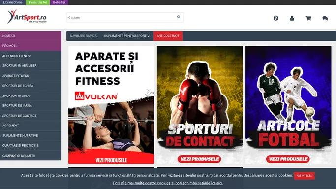 Articole sportive recomandate - Aparate fitness si echipamente sportive la ArtSport.ro! recomandate