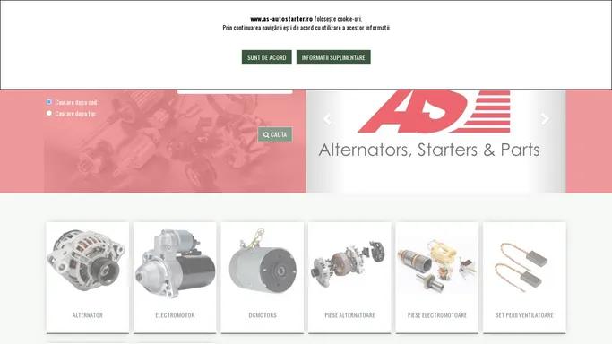 As-Autostarter SRL va ofera Alternatoare, Electromotoare si piese de schimb din stoc cu livrare in 24H.