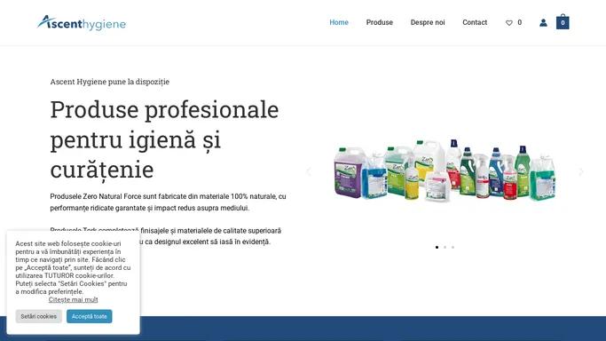 Ascent Hygiene - Produse profesionale pentru igiena si curatenie