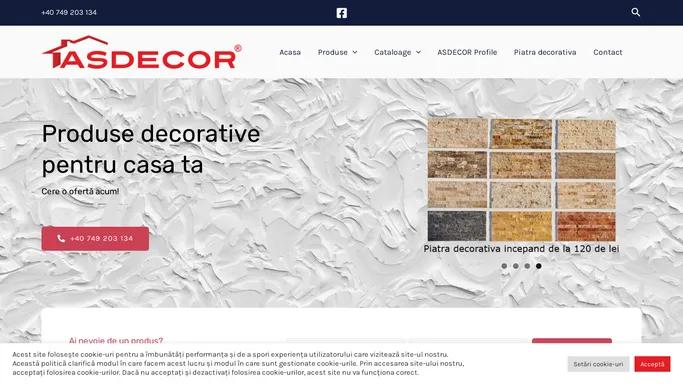 Asdecor – Produse decorative pentru casa ta!