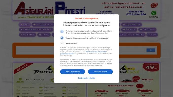 ASIGURARI Pitesti | 0729 094 904 | Prietenul si profesionistul tau in asigurari - ieftin si fara comision - online si offline | 2022