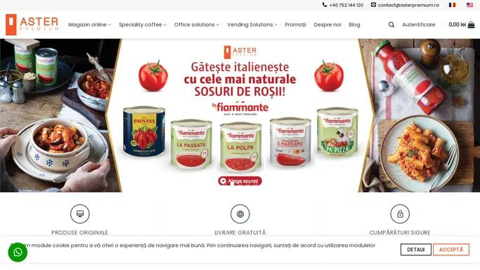 Aster Premium - Magazinul tau online de Cafea si Bacanie