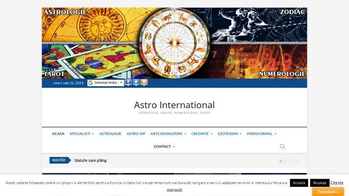 Astro International – Astrologie, zodiac, numerologie, tarot