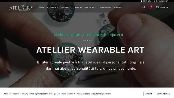 Atelier de bijuterii handmade deosebite | Atellier Wearable Art