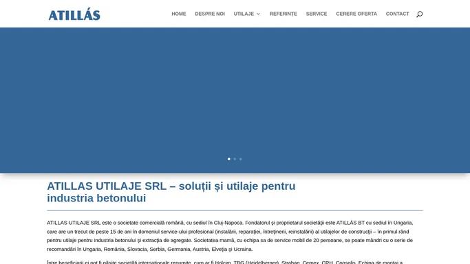 Atillas | Solutii si utilaje pentru industria betonului