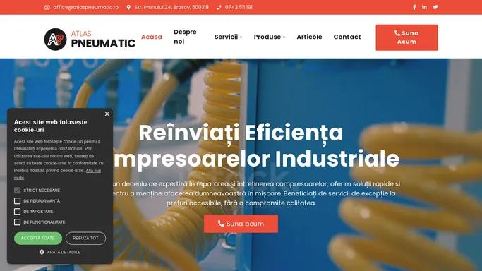 Servicii Complete de Reparatie si Intretinere Compresoare | Atlas Pneumatic