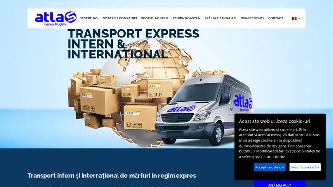 Transport intern si international de marfuri in regim expres | Atlas Express & Logistic, Alba Iulia