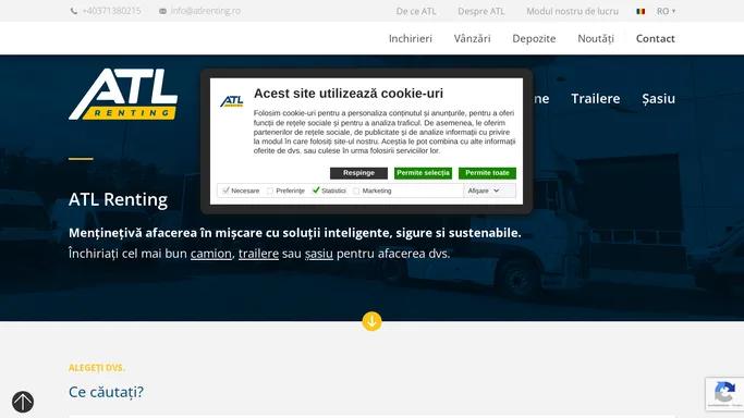 ATL | Inchiriati sau cumparati camioane, remorci, sasiuri si camionete.