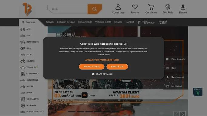 Magazin scutere Galati - ATV Galati - CFMOTO -Can-Am -Kawasaki - Atvrom-galati.ro