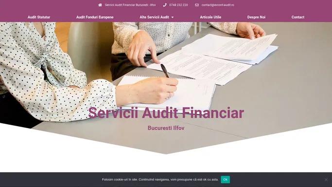 Servicii Audit Financiar Bucuresti Ilfov