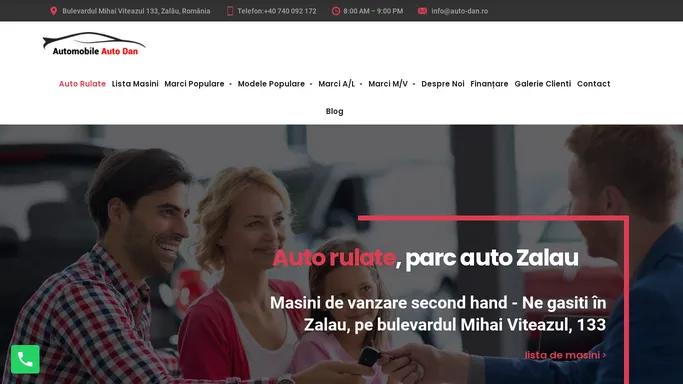 Auto rulate, parc auto second hand - Auto Dan Zalau