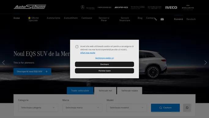 Auto Schunn Romania | Dealer autorizat Mercedes-Benz