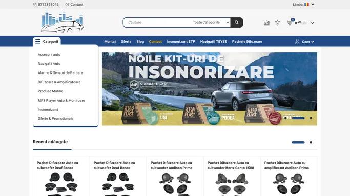 Sunet pentru masina ta! Magazin Online Alarme si Casetofoane Auto