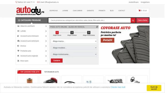 Piese Auto Online ▷ Hypermarket Online De Piese ▷ Autoatu.ro